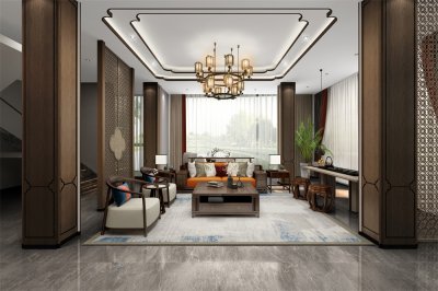 湖畔花园450m²中式